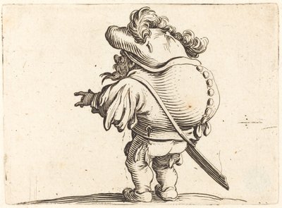 Il gobbo con il cappello piumato da Jacques Callot