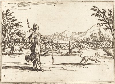 La cacciatrice da Jacques Callot