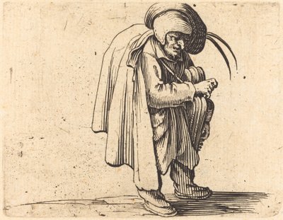 Il suonatore di ghironda da Jacques Callot