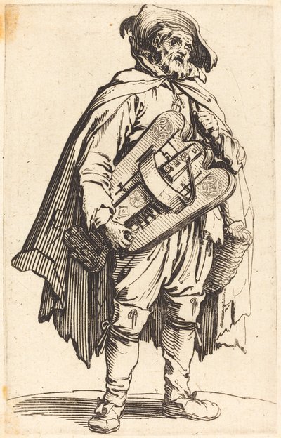 Il suonatore di ghironda da Jacques Callot