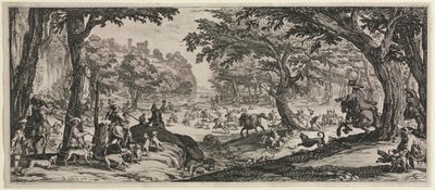 La Grande Caccia, 1619 da Jacques Callot