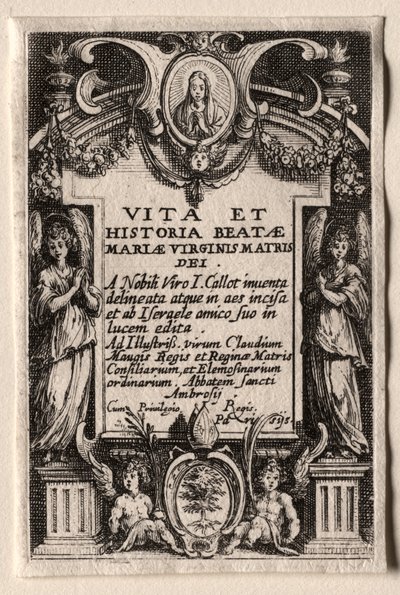 La vita della Vergine da Jacques Callot