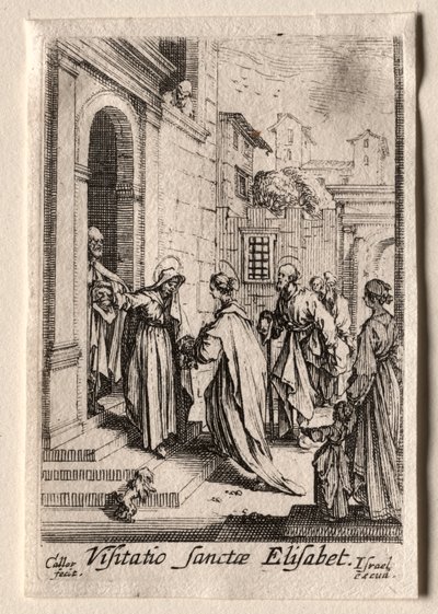 La vita della Vergine: La visitazione da Jacques Callot