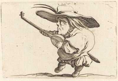 Il suonatore di liuto da Jacques Callot
