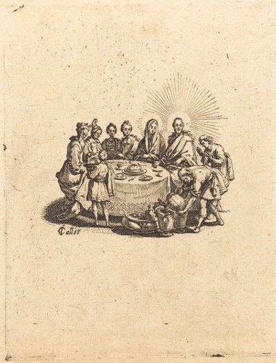 Le nozze di Cana da Jacques Callot