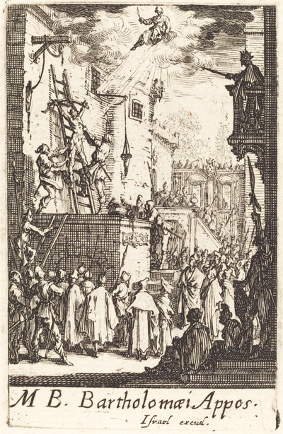 Il martirio di San Bartolomeo, c. 1634-1635 da Jacques Callot