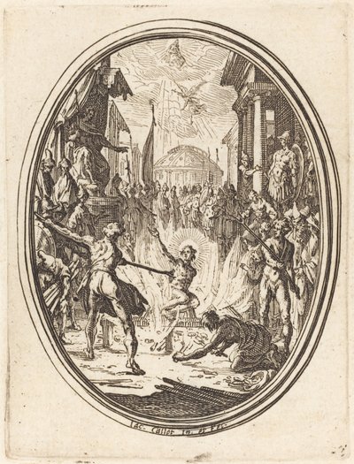 Il martirio di San Lorenzo da Jacques Callot