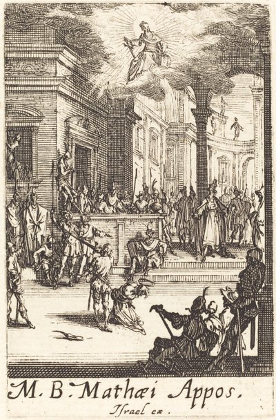 Il martirio di San Matteo da Jacques Callot