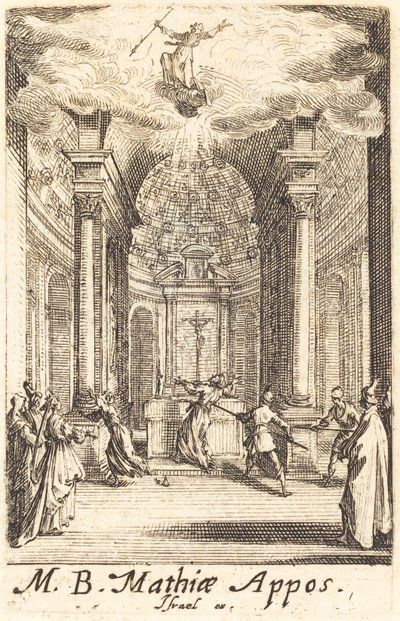 Il martirio di San Mattia, c. 1634-1635 da Jacques Callot