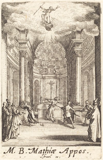 Il martirio di San Mattia da Jacques Callot