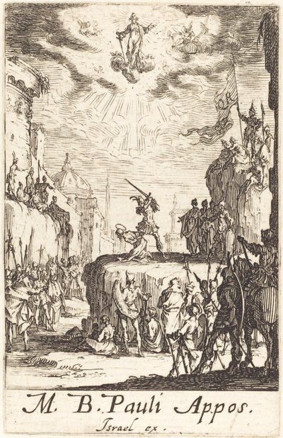 Il martirio di San Paolo da Jacques Callot