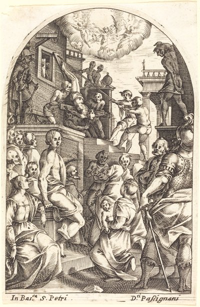 Il martirio di San Pietro da Jacques Callot