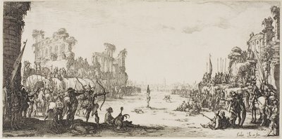 Il martirio di San Sebastiano da Jacques Callot