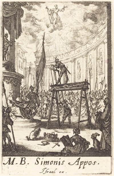 Il martirio di San Simone da Jacques Callot
