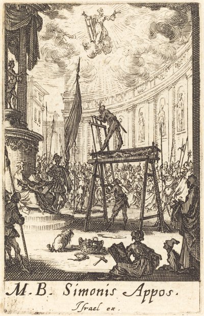 Il martirio di San Simone da Jacques Callot