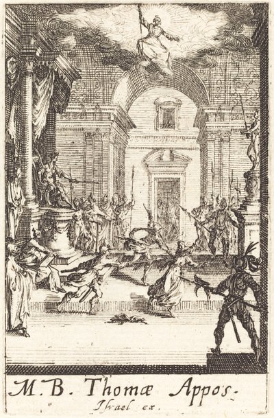 Il martirio di San Tommaso da Jacques Callot