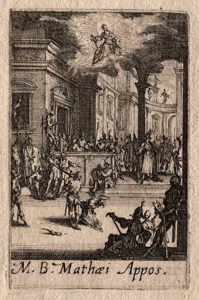 Il Martirio degli Apostoli: San Matteo da Jacques Callot
