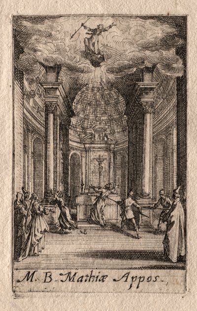Il Martirio degli Apostoli: San Mattia da Jacques Callot