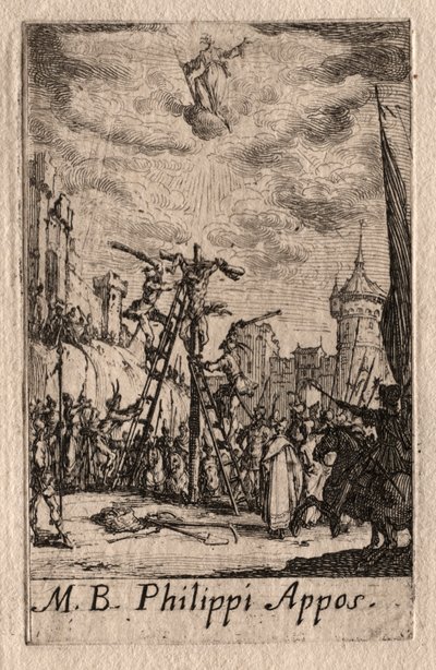 Il Martirio degli Apostoli: San Filippo da Jacques Callot