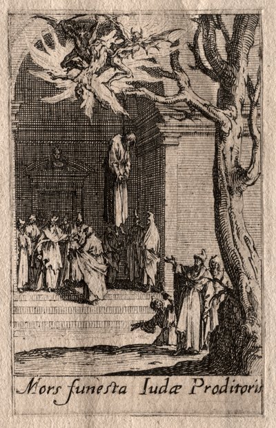 Il martirio degli apostoli: La morte di Giuda da Jacques Callot