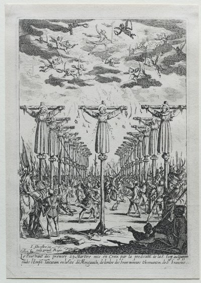 I Martiri del Giappone da Jacques Callot