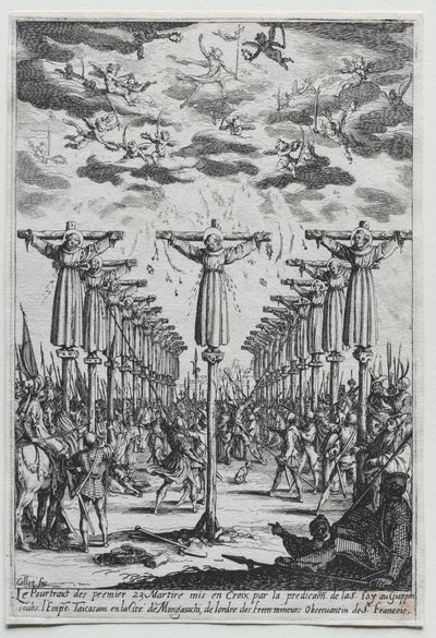 I Martiri del Giappone da Jacques Callot
