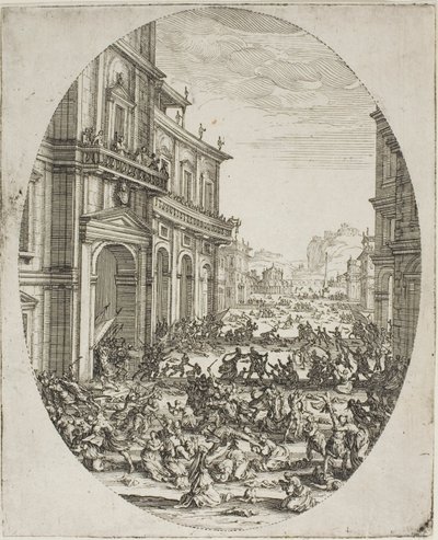 Il massacro degli innocenti (Seconda tavola) da Jacques Callot