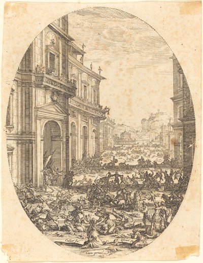 Il massacro degli innocenti da Jacques Callot