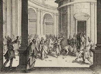 I mercanti cacciati dal tempio da Jacques Callot