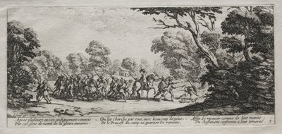 Le miserie della guerra: arresto dei malfattori da Jacques Callot