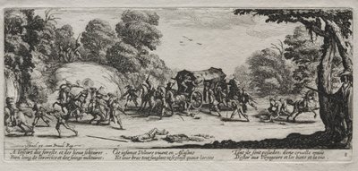 Le miserie della guerra: Rapina in autostrada da Jacques Callot