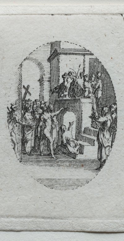 I misteri della Passione: Cristo presentato al popolo da Jacques Callot