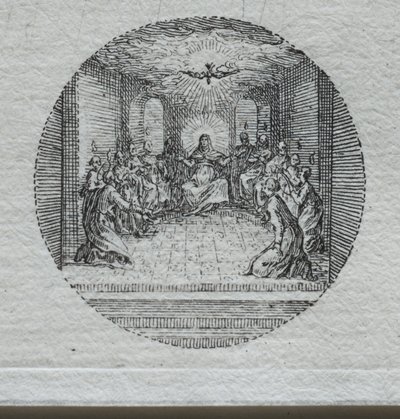 I misteri della Passione: La discesa dello Spirito Santo da Jacques Callot