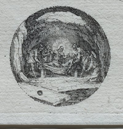 I misteri della Passione: La sepoltura da Jacques Callot