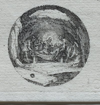 I misteri della Passione: La sepoltura da Jacques Callot