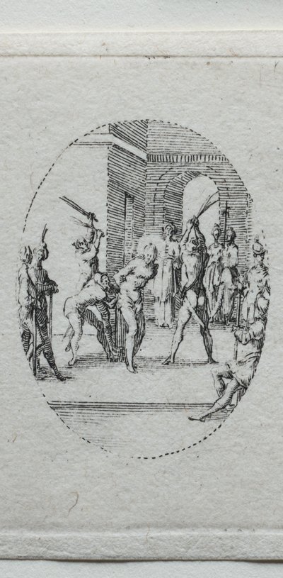 I Misteri della Passione: La Flagellazione da Jacques Callot