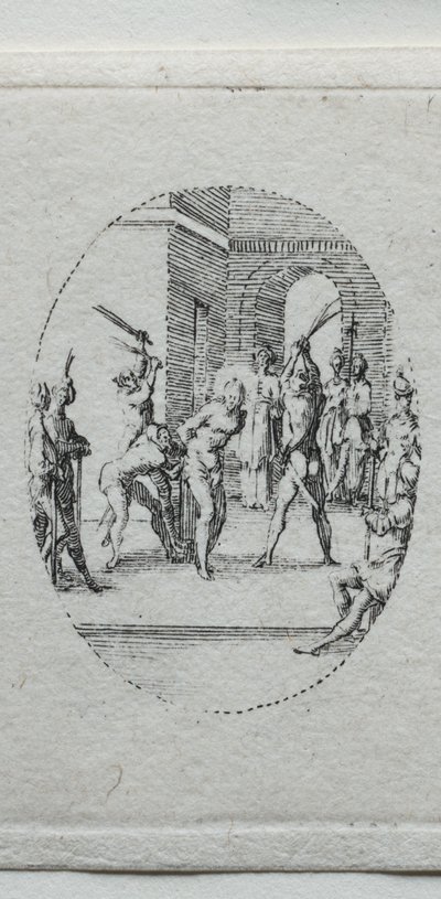 I misteri della Passione: La flagellazione da Jacques Callot
