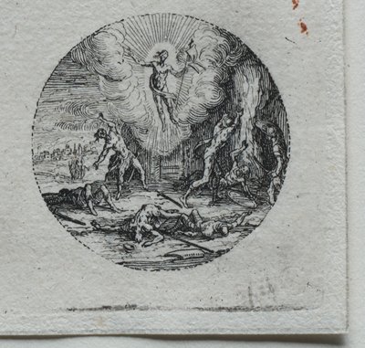 I misteri della Passione: La trasfigurazione da Jacques Callot