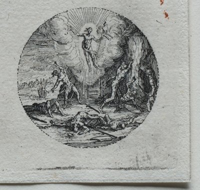 I misteri della Passione: La Trasfigurazione da Jacques Callot