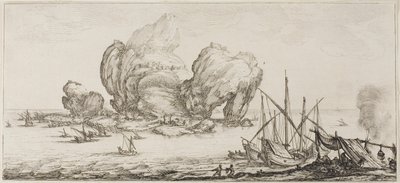 La battaglia navale, da Varie scene disegnate a Firenze da Jacques Callot