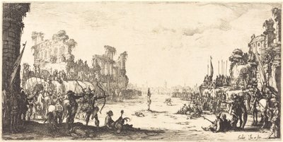 Il supplizio delle frecce San Sebastiano, c. 1632-1633 da Jacques Callot