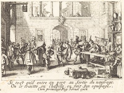 I genitori donano regali, 1635 da Jacques Callot
