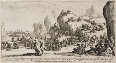 Il Passaggio del Mar Rosso da Jacques Callot