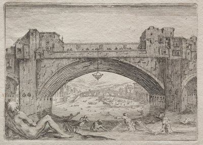 Il Ponte Vecchio, Firenze da Jacques Callot