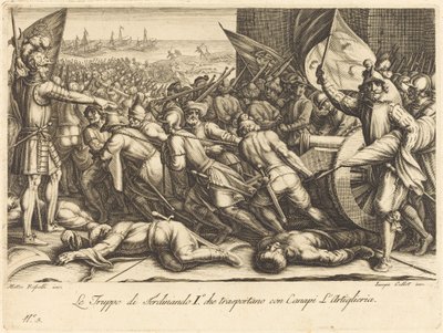 Il Reimbarco delle Truppe da Jacques Callot