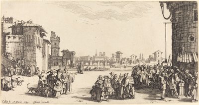 Il mercato degli schiavi da Jacques Callot