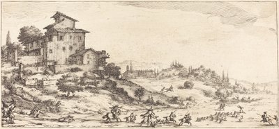 La Caccia al Cervo da Jacques Callot