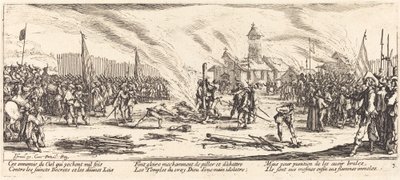 Il rogo da Jacques Callot