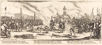 Il rogo da Jacques Callot