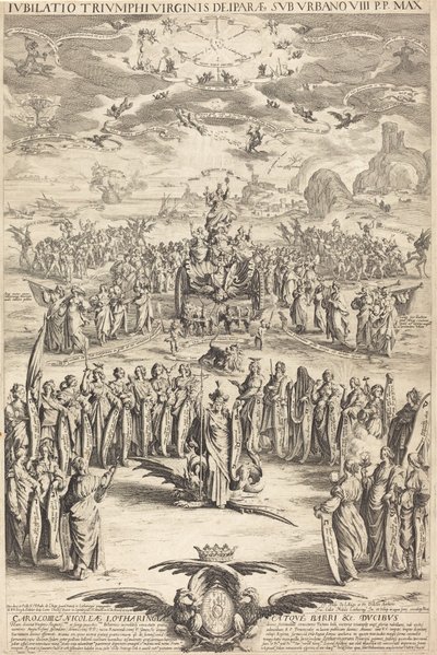 Il trionfo della Vergine da Jacques Callot